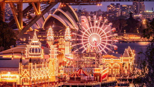 Bridge, Ferris, Wheel, Buildings, Wallpapers Free Download