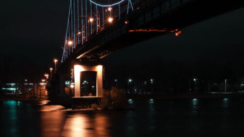 Bridge, Night, Dark Wallpapers Free Download