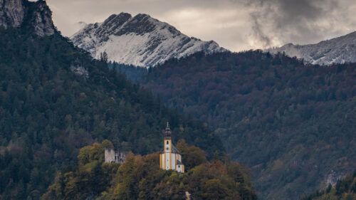 Building, Mountains, forest Wallpapers Free Download