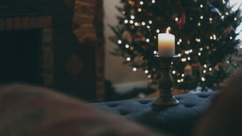 Candle, Christmas, Tree, New, Year, Wallpapers Free Download