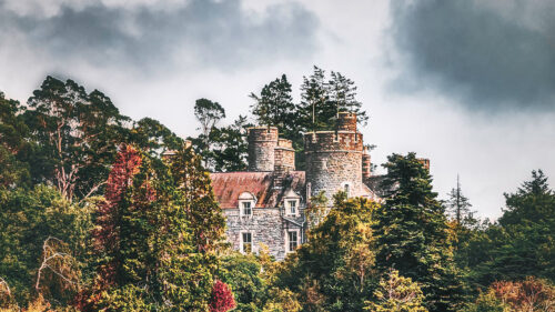 Castle, Building, Sea, Wallpapers Free Download For Desktop