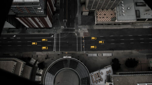 City, Aerial, View, Road, Wallpapers Free Download For Windows & iOS