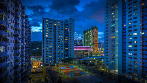 City, Apartments, Stadium, Wallpapers Free Download For Windows & iOS