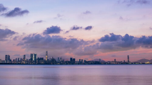 City, Coast, Dusk, Wallpapers Free Download For Windows & iOS