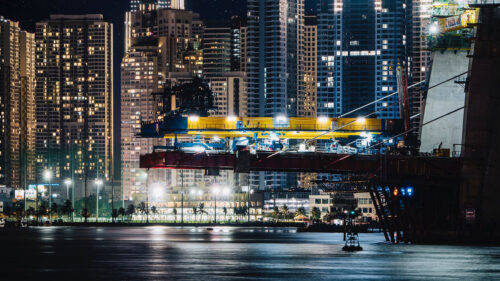City, Night, Buildings, Wallpapers Free Download For Windows & iOS