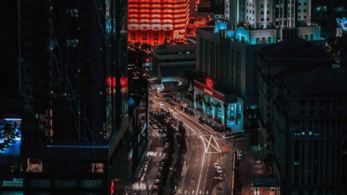 City, Street, Aerial, View, Wallpapers Free Download For Windows & iOS