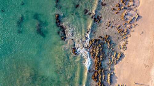 Coast, Rocks, Aerial, View, Wallpapers Free Download For Desktop