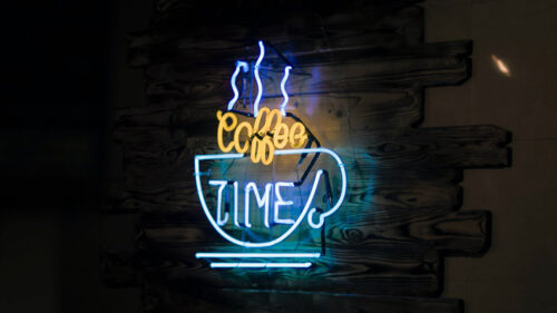 Coffee, Neon, Text, Wallpapers Free Download For Desktop