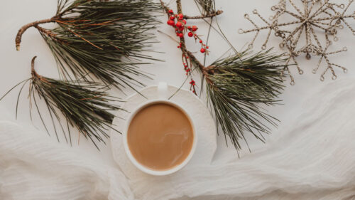 Cup, Coffee, Branches, Wallpapers Free Download For Desktop