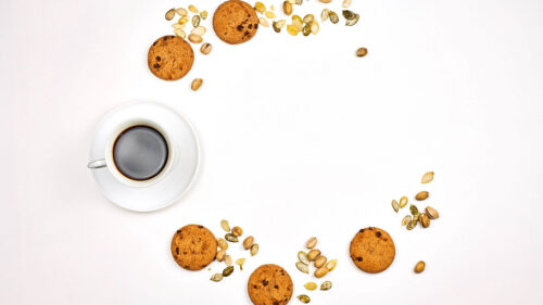 Cup, Coffee, Cookies Wallpapers Free Download For Desktop