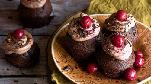 Cupcakes, Cherries, Chocolate, Wallpapers Free Download For Desktop