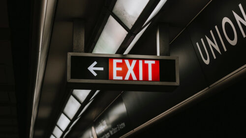 Exit, Sign, Pointer, Wallpapers Free Download For Desktop