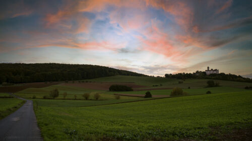 Fields, Hills, Castle, Wallpapers Free Download For Desktop