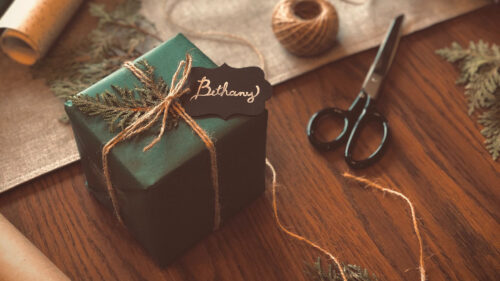 Gift, Box, Scissors, HD Wallpapers Free Download