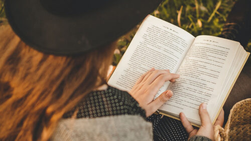 Girl, Book, Hat, HD Wallpapers Free Download