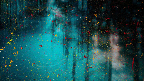 Glass, Paint, Spots, HD Wallpapers Free Download