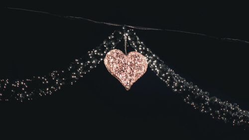 Heart, Garlands, Decoration, Wallpapers Free Download