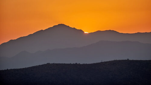 Hill, Sunset, Sky Wallpapers Free Download