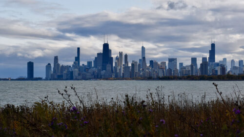 Lake, City, Buildings Wallpapers Free Download