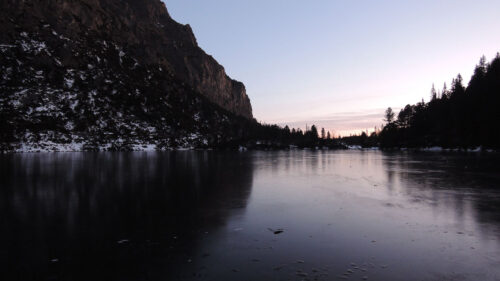 Lake, Ice, Mountain Wallpapers Free Download