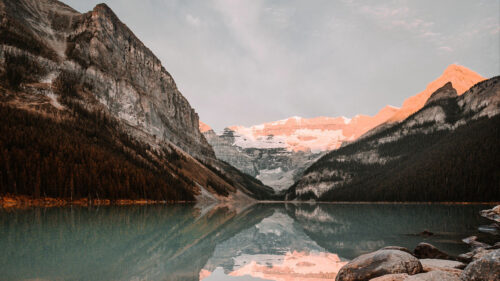Lake, Mountains, Stones, Wallpapers Free Download