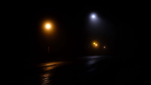 Lantern, Road, Night Wallpapers Free Download