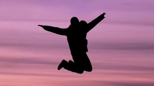 Man, Silhouette, Jump, Wallpapers Download For Mobile