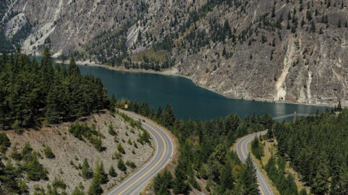 Mountain, Lake, Road, Wallpapers Download For Your Device