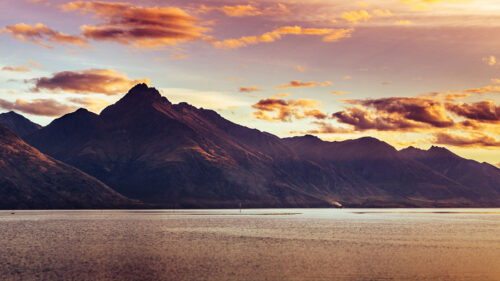 Mountain, Lake, Sunset, Wallpapers Download For Your Device