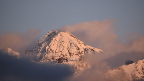 Mountain, Peak, Clouds, Wallpapers Download For Your Device