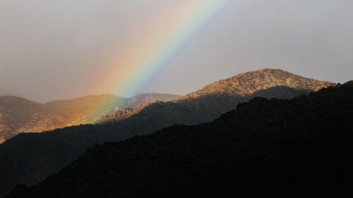 Mountains, Rainbow, Cloud Wallpapers Download For Your Device