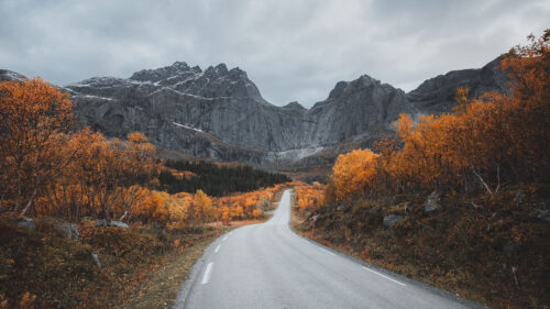 Mountains, Road, Autumn Wallpapers Download For Your Device