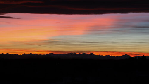 Mountains, Sunset, Dusk Wallpapers Free Download