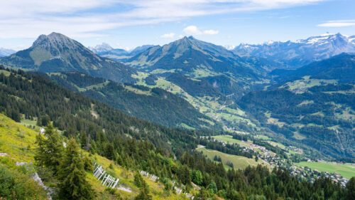 Mountains, Valley, Village, Wallpapers Free Download