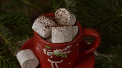 Mug, Marshmallow, Branches Wallpapers Free Download