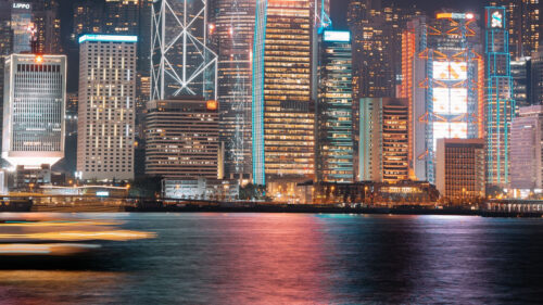 Night, City, Coast, Aerial, View Wallpapers Free Download (7)