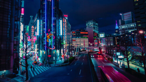 Night, City, Street, Neon Wallpapers Free Download