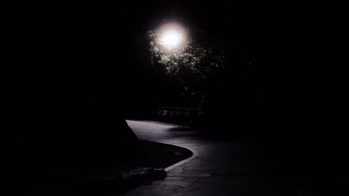 Night, Lantern, Track Wallpapers Free Download