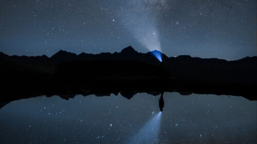Night, Starry, Sky, Silhouette Wallpapers Free Download