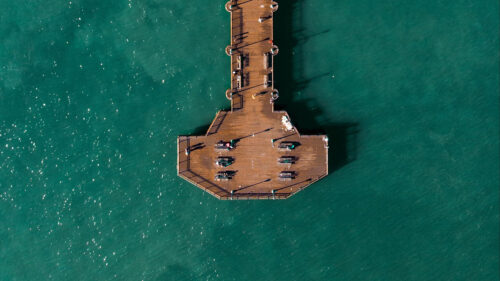 Pier, Water, Aerial, View Wallpapers Free Download