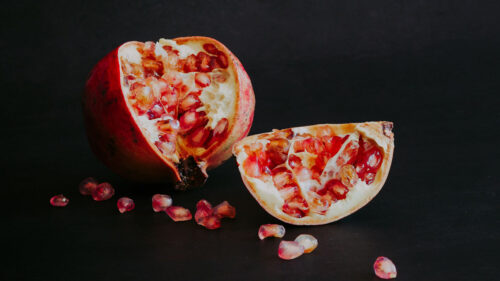 Pomegranate, Slice, Fruit HD Wallpapers Free Download