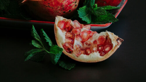 Pomegranate, Slice, Fruit Wallpapers Free Download