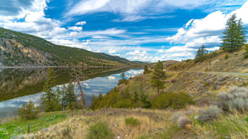 River, Hills, Trees HD Wallpapers Free Download