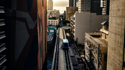 Road, Buildings, Facades HD Wallpapers Free Download