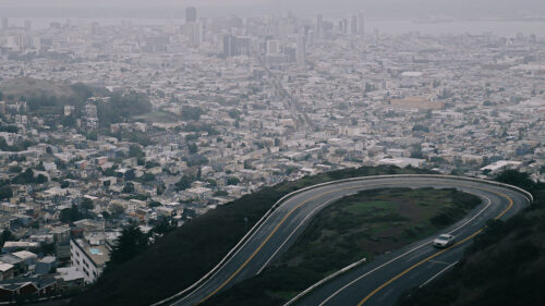 Road, City, Aerial, View HD Wallpapers Free Download