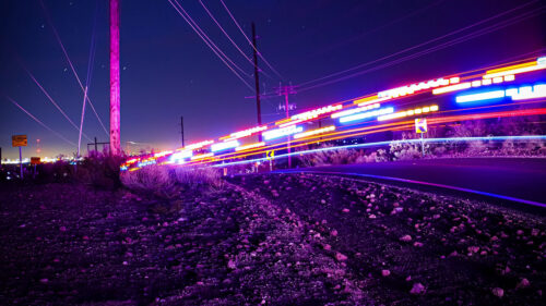 Road, Night, Lights HD Wallpapers Free Download
