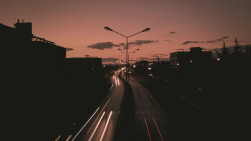 Road, Night, Long, Exposure, HD Wallpapers Free Download