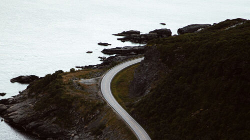 Road, Rocks, Aerial, View HD Wallpapers Free Download