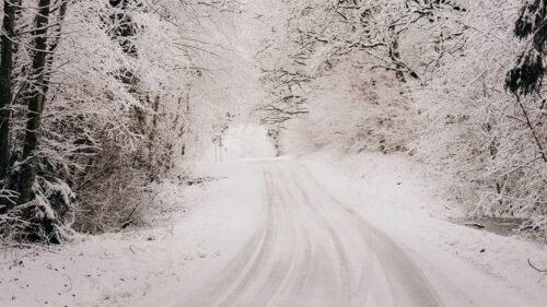 Road, Snow, Winter HD Wallpapers Free Download