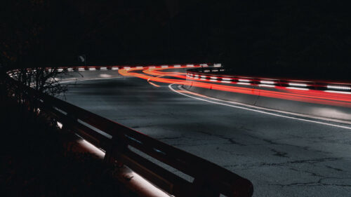 Road, Turn, Lights HD Wallpapers Free Download